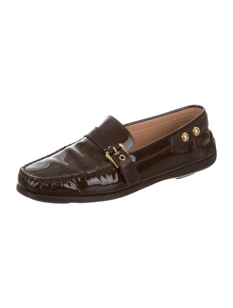 louis vuitton patent leather loafers